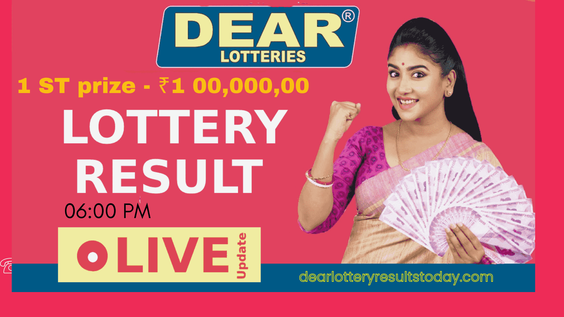 Colorful Simple Retro Influencer Social Media Presentation 1 Nagaland Dear Lottery Result Today 6:00 PM Live | Saturday 18th May, 2024