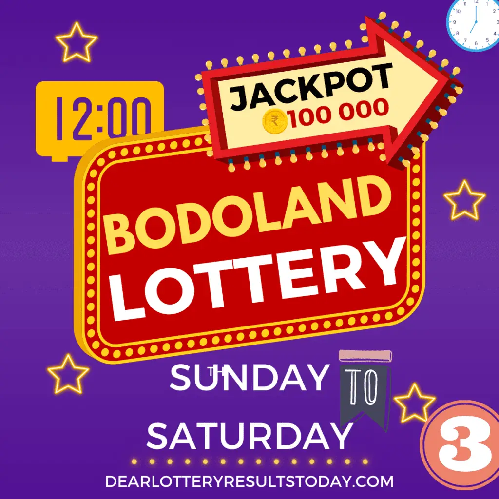 Bodoland Lottery Result 