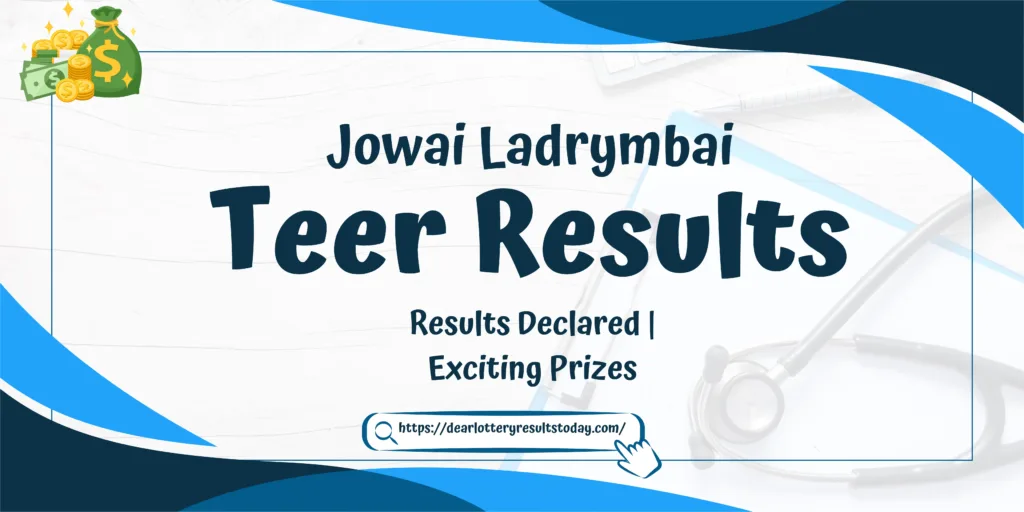 Red Modern Gaming Tournament Banner 2 Jowai Ladrymbai Teer Result Today 17-01-2024